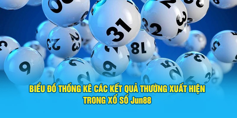 Biểu đồ thống kê các kết quả thường xuất hiện trong xổ số Jun88