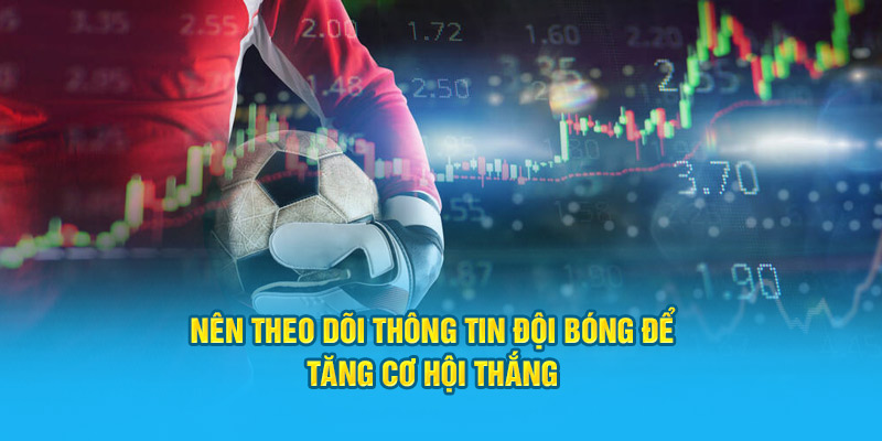 Nên theo dõi thông tin đội bóng để tăng cơ hội thắng 